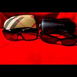 2 for 1 used Chanel and Burberry sunglasses glasses ☀️ 😎